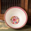 Rice Bowl Soup Bowl Jingdezhen Ceramic Tableware Enamel Bone Porcelain Pomegranate  Single High Footed