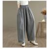 DIMANAF 2026 Nuevos Vaqueros de Verano para Mujer Talla Grande Cintura Elástica Pantalones Largos Sueltos Casuales Pantalones de Mezclilla Algodón