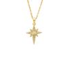 Eight-Point Star Diamond Necklace: Trendy, Versatile, Light-Luxury Women's Accessory