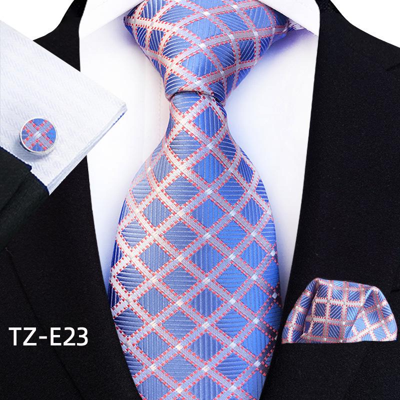 Paisley Tie, Pocket Square & Cufflinks Set – Men's Formal Wedding Accessories