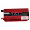 Car Inverter Red LCD Display Multifunctional Protection 4000w 12v 24v to  Inverter for Vehicles