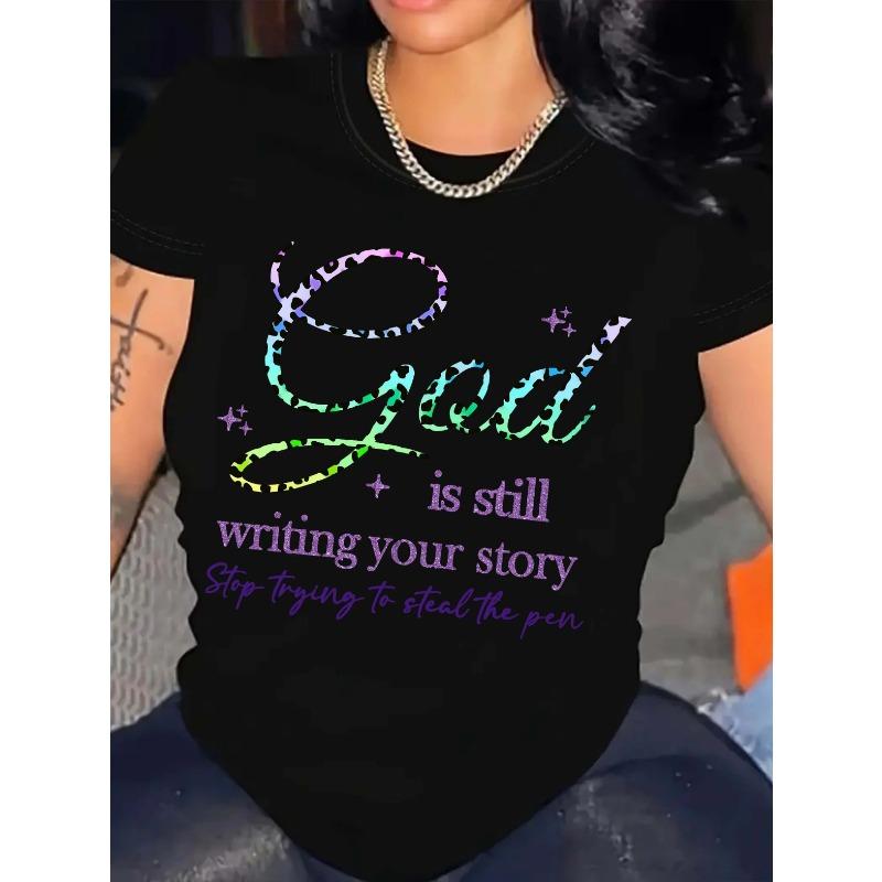 Tričko s grafickým potiskem Ležérní top s krátkým rukávem Letní dámské oblečení Dámská trička Topy Streetwear Oversized Venkovní svetr