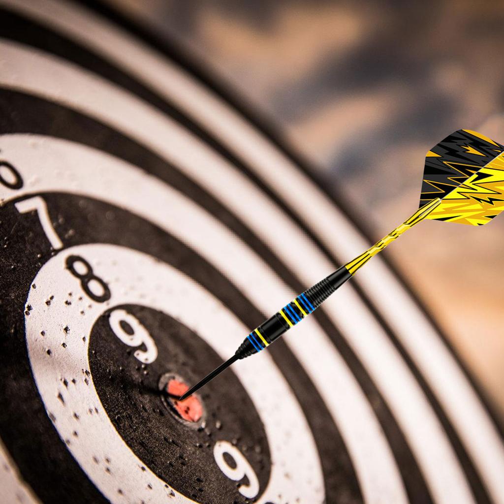 Pack of 30 Standard Darts Flights PET Replacement Feather Tail Wing Perfect Accessories Equipment Set for Darts Game