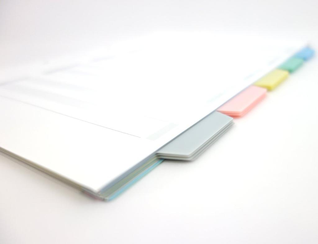 KOKUYO File Index Divider 5 Sets Shiki-P30 Cards, PP, A4, 5-Chapter, 2-Hole,