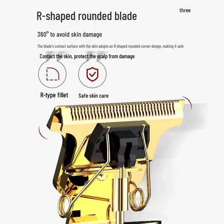 Dual-Use Electric Hair Clipper & Shaver: All-in-One Beard Trimmer & Razor