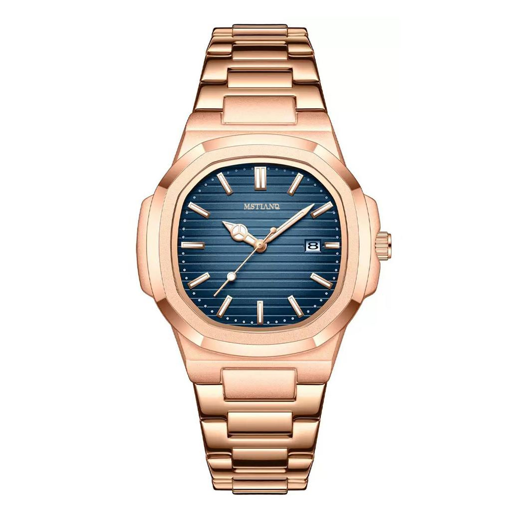 Retro Square Watch Men'S Mori Steel Belt Business Versatile Casual Luminous High-Value Men'S Quartz Watch