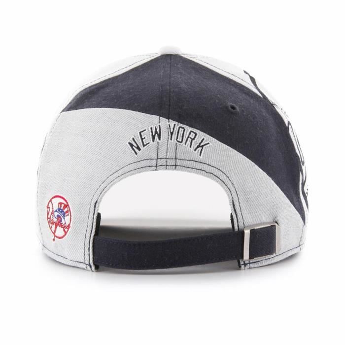 Casquette 47 Brand Deep Profile Snapback - PATCHWORK NY Yankees - Homme - Blanc - Automne / Hiver - Sportswear
