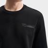 Fila White Fashion Simple Classic Texture Casual Versatile Fleece Warm Pullover Crewneck Sweatshirt Men Sweatshirt Black F11M543212FBK