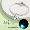 Copper Glow In The Dark Chameleon Charm Fit Original Bracelet Bead For Women Diy Luminous Firefly Fine Jewelry Gift