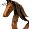 Creative Housewarming Gift Vintage Metal Horse Figurine Handcrafted Rustic Sculpture Art Statue Exquisite Birthday Present Modern Desktop