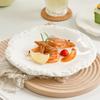High-Value Stone Pattern Western Plate Nordic Style Ceramic Plate Home Cake Dim Sum Plate Restaurant Dish Plate New Style