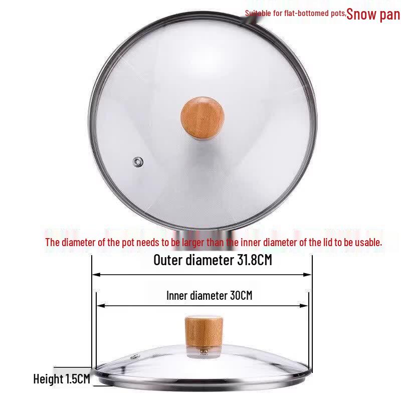 Universal Tempered Glass Pot Lid