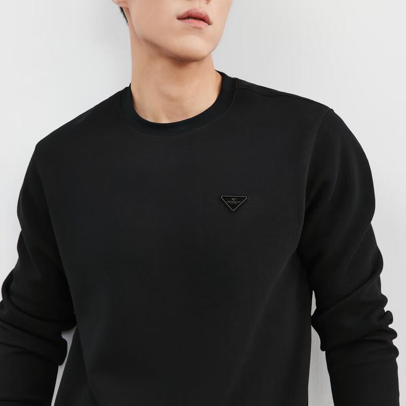 Septwolves Men's Casual Round Neck Pullover Sweatshirt