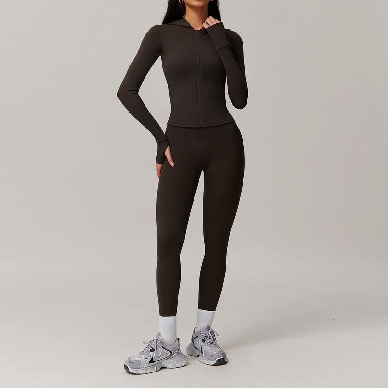 

2025 Матовый шаль с длинным рукавом одежда для йоги женская для улицы бега спорта жилет футболка фитнес быстросохнущие топы высокая эластичность