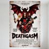 Deathgasm Vintage Distressed Movie Poster Metal Tin Sign Horror Comedy Wall Decor for Home Bar Man Cave Cafe Decoration