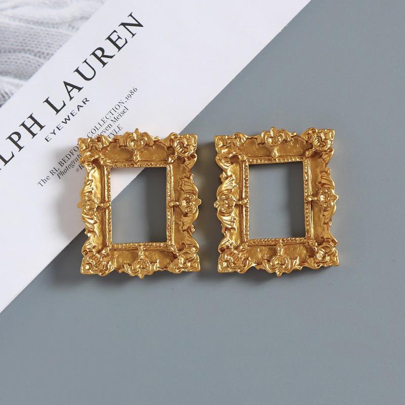 Mini Vintage Resin Picture Frame Cute Antiqued Small Photo Frame for Dollhouse Ornaments Desktop Display DIY Craft Gifts