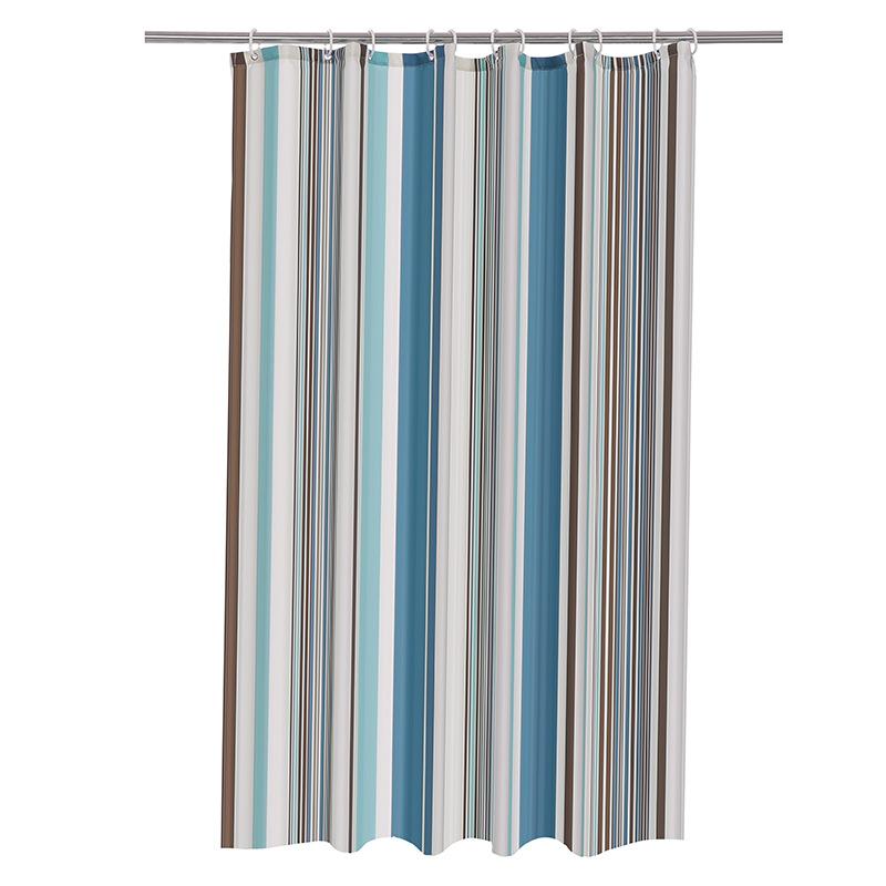 Accesorii de baie Perdeau de duș din poliester cu model clasic de linii verticale