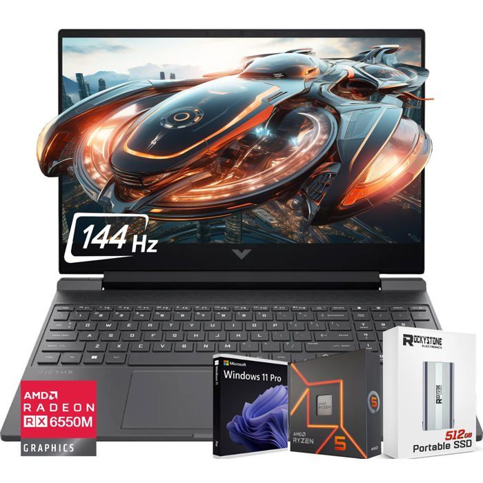 Ensemble Clavier Et Souris - HP - Victus 15 - Sans Fil - Bluetooth 5 - HDMI