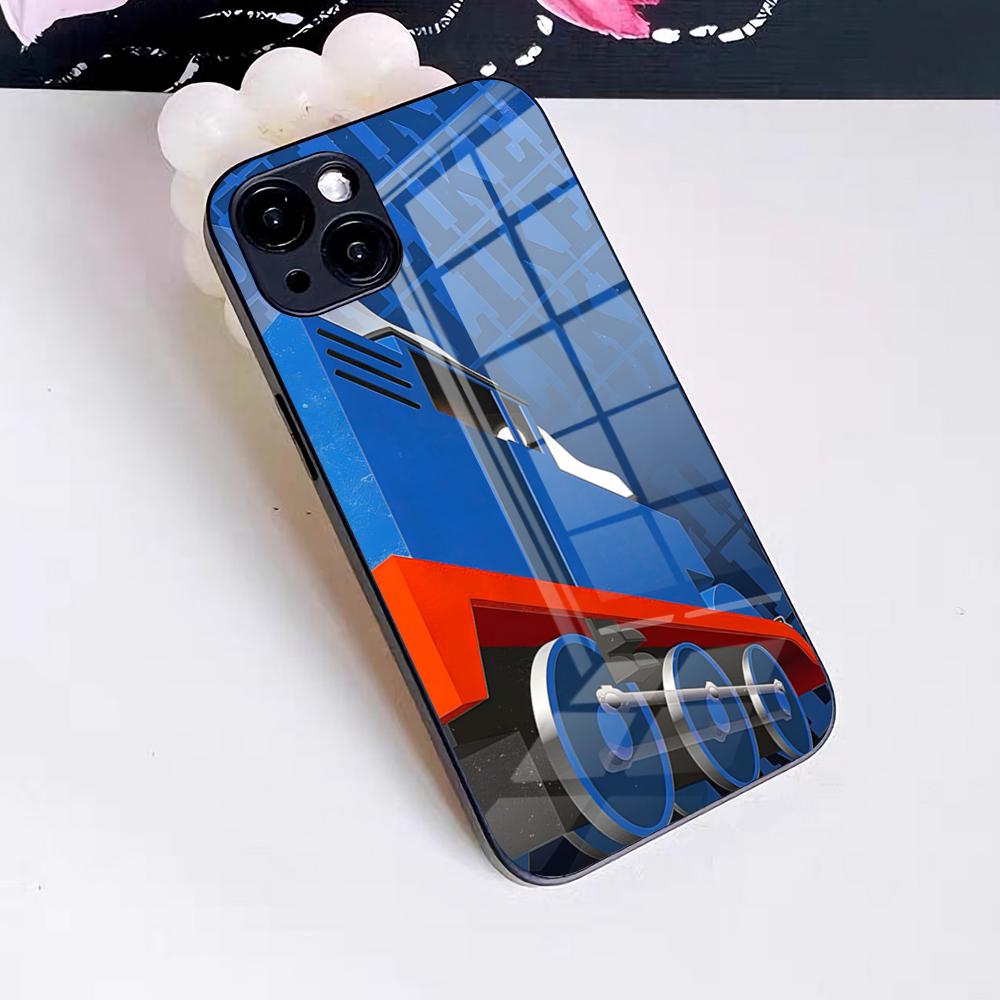 

Cartoon Thomas The Tank Engine Phone Case For IPhone 17 Pro Max 16 15 14 Pro Max 13 11 X Xs Xr 8 7Plus Glass Cover iPhone17 Air