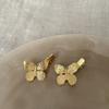 Retro Niche Butterfly Liquid Metal Hairpin Female Sweet Cool Simple Personality Versatile Temperament Fashionable Side Clip Hair Accessories