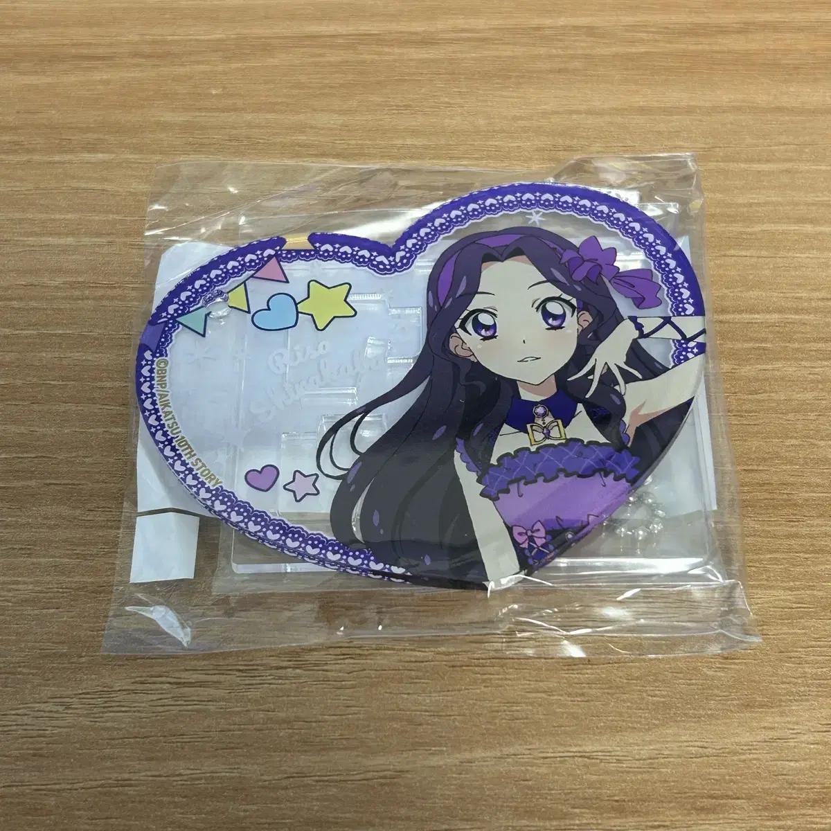 

Aikatsu Lisa Pompon Crepe Picuria Heart Acrylic Marion Im Star