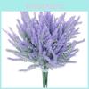 Lavender Artificial Flower Bouquet For Home Decor And Wedding Arrangements