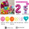 55pcs Troll Foil Helium Balloons Kit Birthday Magic Hair Theme Party Decorat Baby Shower Kids Toys Supplies Air Globlos Balloon