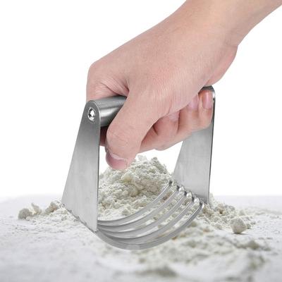 1PC Stainless Steel Dough Knife, Professional Dough Mixer, Flour Mixer, Baking Tool