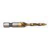 Tap Drill Bits Hex Shank   Coated   Screw Combination Tapping Bit for Wood