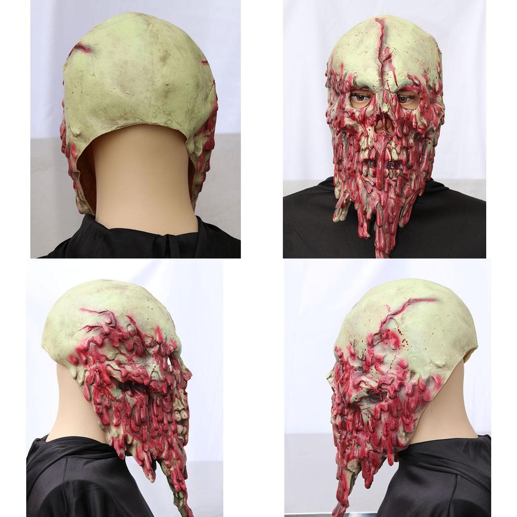 Halloweenowy Dom Strachów Lateksowa Maska Zombie Do Cosplayu I Strasznych Żartów