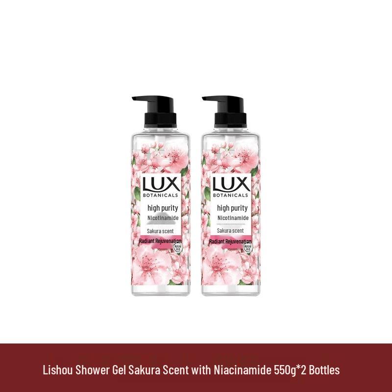 Lux Cherry Blossom & Niacinamide Body Wash (2x550g)