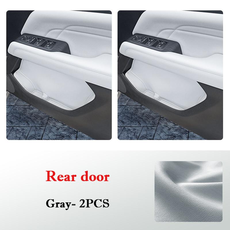 For Haval H9 2026 2026 Car Door Slot Storage Box Leather Protective Pad Cover WaterProof Organize Barrel Interior Accessories