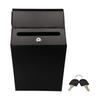 Iron Construction Wall Mount Mailbox Stylish Decor and Security Combined
