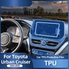 Car Interior TPU Protector Anti-scratch Film For Toyota Urban 2024-25 Auto Protective Transparent Anti-tear Stickers Accessories.