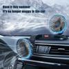 5V Dual Head USB Car Fan - 2 Speed Adjustable Car Air Cooler Wind Regulation Accessories
