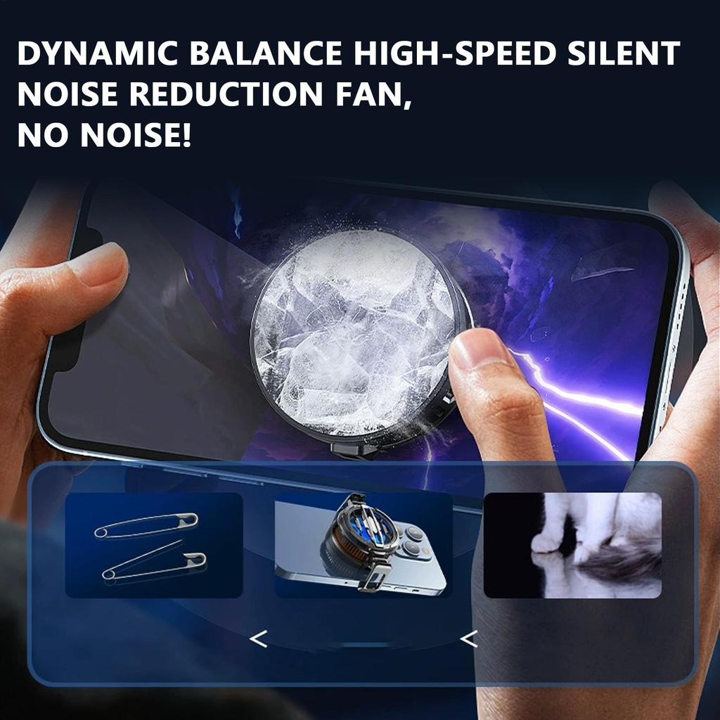 Răcitor de Telefon Universal Portabil Magnetic Semiconductor Back-Clip 2 în 1 Răcitor de Jocuri Frigider de Telefon Ventilator de Răcire