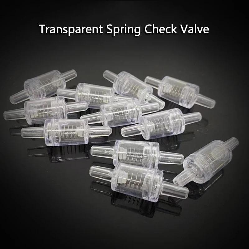 10/20/50pcs Aquarium Air Pump Check Valve One Way Non-Return Check Valve with Spring Aquarium Fish Tank Accessories Co2 System