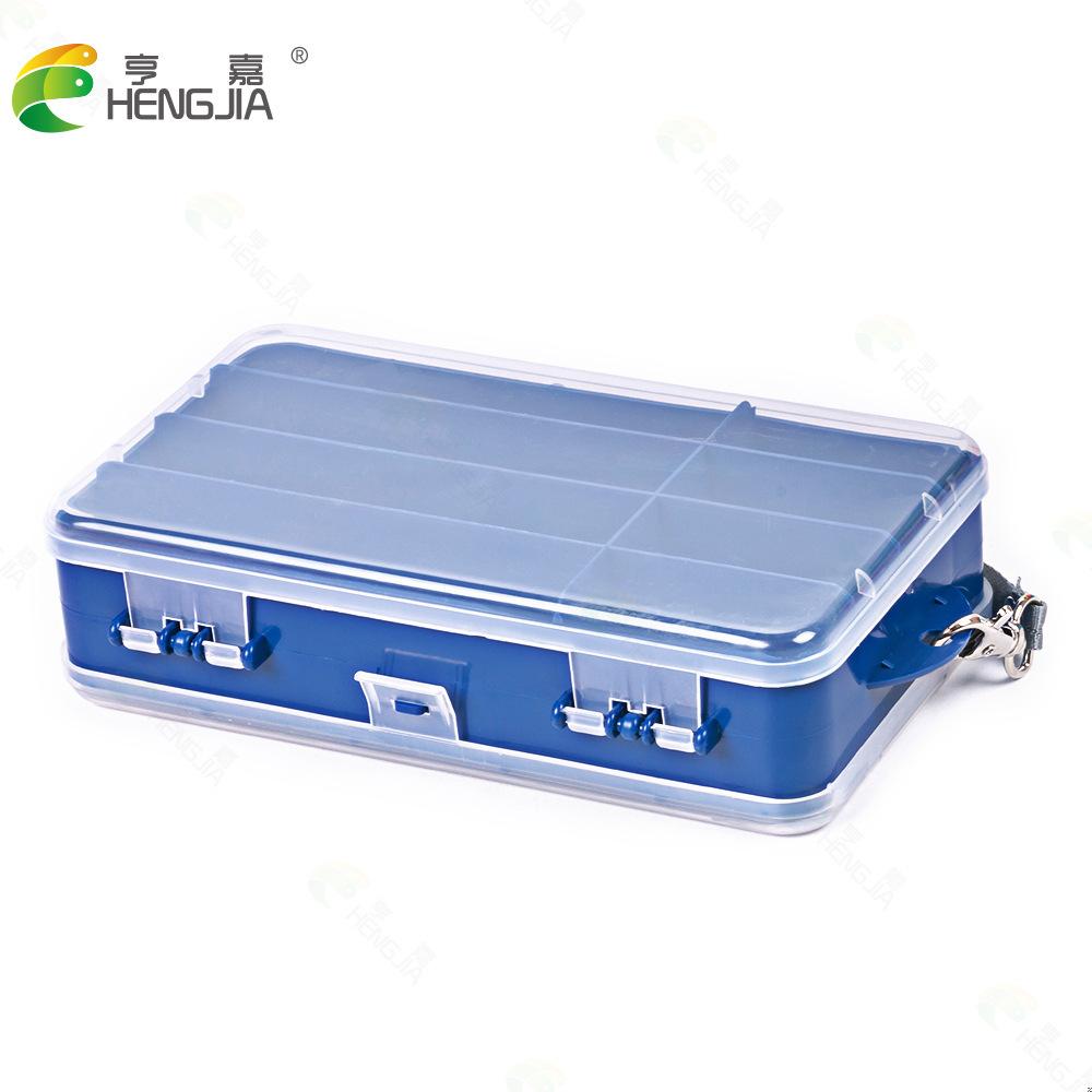 Fishing Tool Box Lure Accessories Storage Box Double-Sided Transparent Large Capacity Multi-Functional Portable Waterproof Fishi