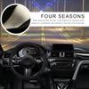 Car Steering Wheel Cover, 15 Inches Leather Comfy Grip Steering Wheel Protector with 3D Honeycomb, Anti-Slip D-Shaped Wheel Wrap Cover for Most