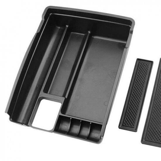 Black ABS Car Center Storage Box Tray For Nissan X-trail 2014 2015 2016