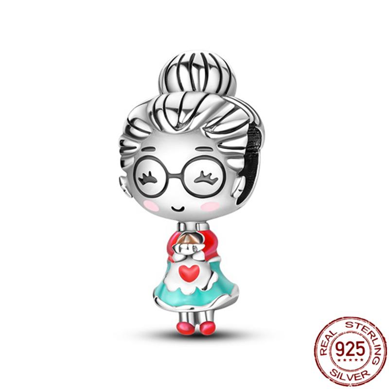 New In Copper Boys Girls Couple Charms Beads For Original Women'S Bracelets Fine Diy Jewelry Pendant Gifts