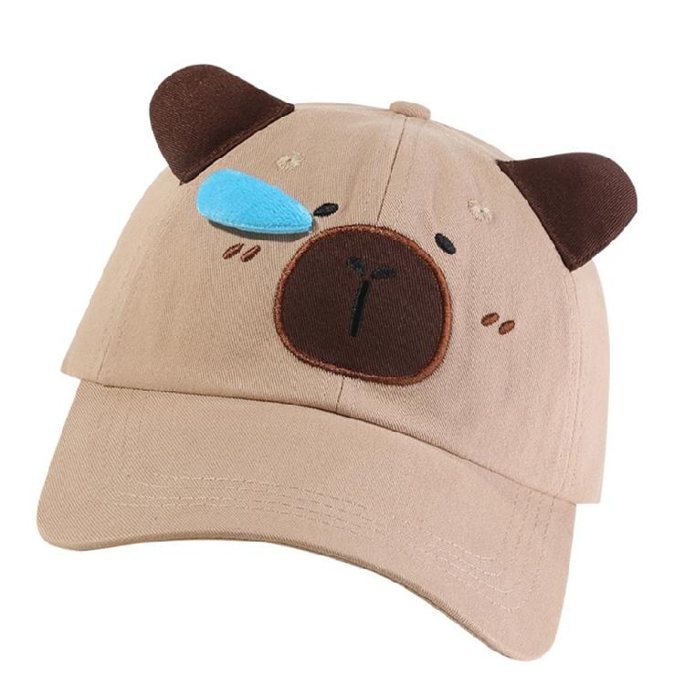 Capybara Ear Baseball Caps for Casual Outdoor Sport Sunproof Hat Women All Matching Sun Hat Spring Walking Shopping Hat
