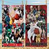O-One-Punch Man S-Saitama Anime Beach Swimming Towel Soft Absorbent Washcloth Children's Gifts for Kids Travel Camping Gym