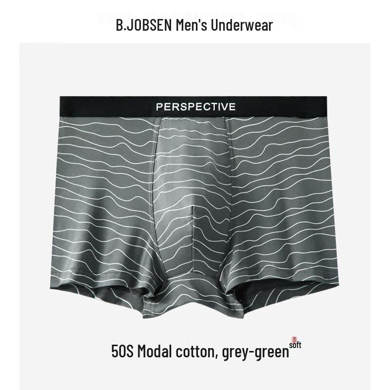 B.JOBSEN Pánské modalové prodyšné ploché slipy proti zařezávání 2-balení