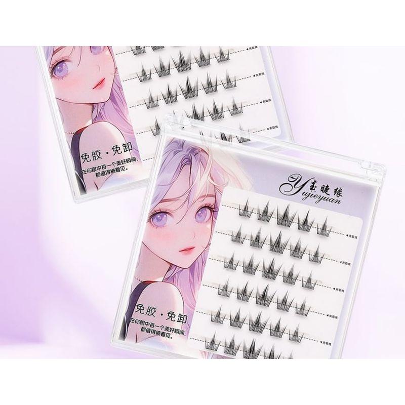 Mogugu - Glue-free Natural Multipack False Eyelashes Cluster