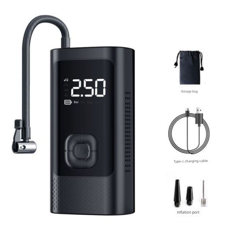 Car-Mounted Air Pump, Wireless Portable Car Air Pump, Electric Car Tire High-Pressure Inflator