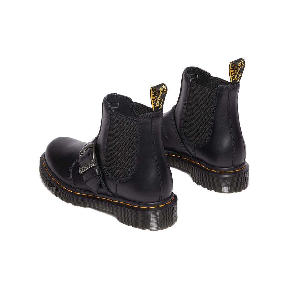 Dr. Martens 2976 Leather Casual Comfortable Short Chelsea Boots Women boots Black 31036001
