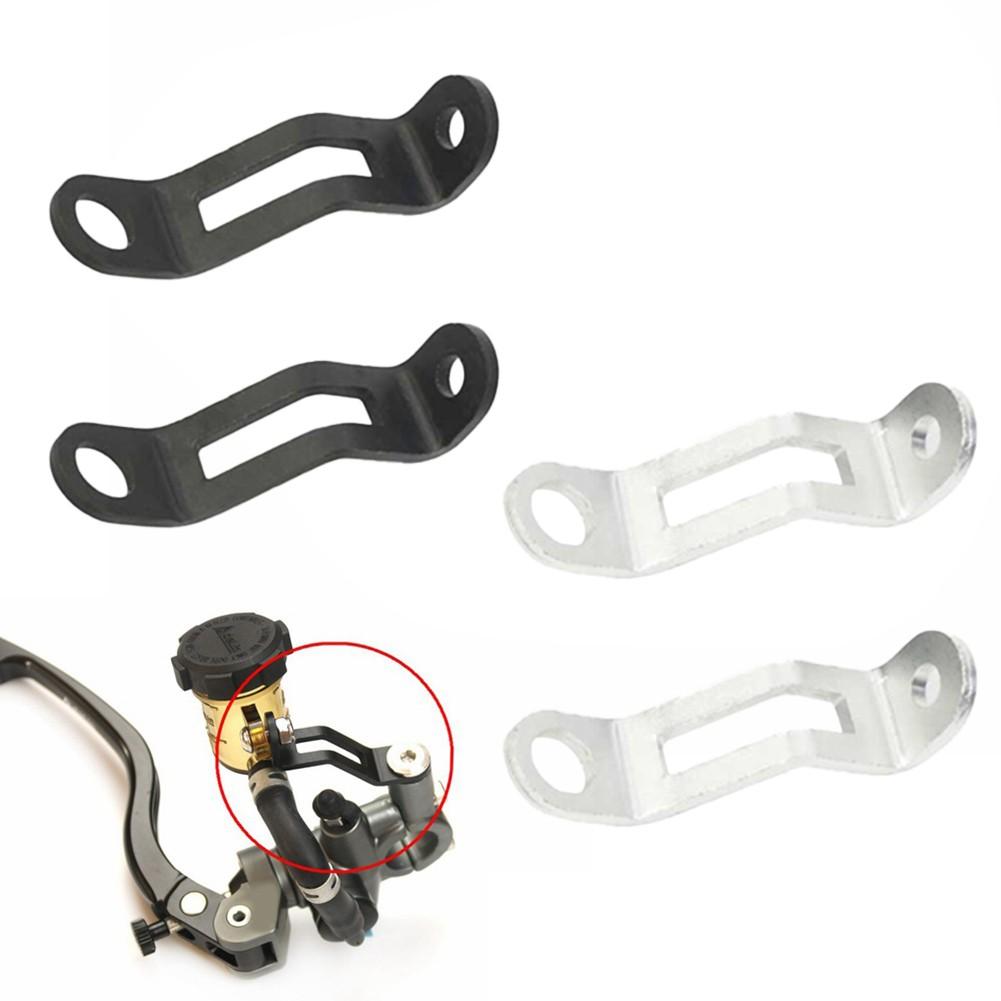 

High Strength 2PCS Bracket Set for Motorcycle Hydraulic Reservoirs чёрный