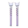 Skater Chopsticks and Chopstick Rest Set, Wooden Chopsticks 21cm, Sanrio Kuromi Child AND45AH-A