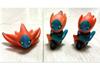 Set 7 Pokemon Kids Deoxys Figure Finger Puppet PVC Bandai Vintage Toy Japan